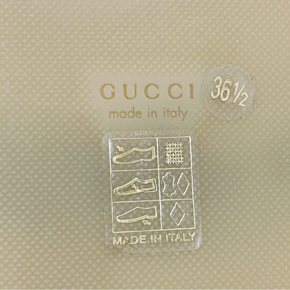 Gucci NEW SZ 36.5 Grosgrain Green Jewel Embellished Espadrille Flat Sandals - Picture 16 of 16